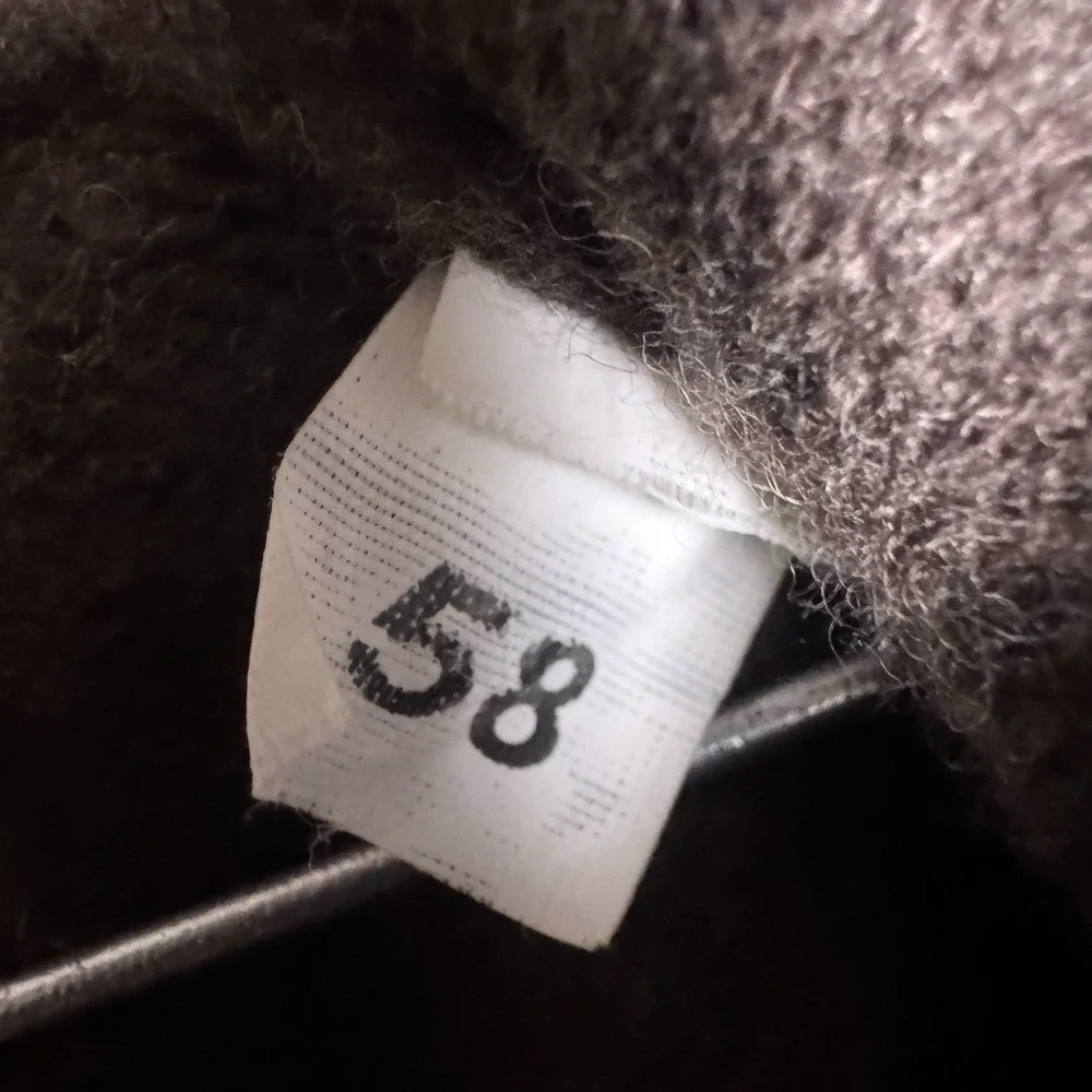 Gran Sasso Cashmere Geelong Sweater Mens EU 58 Italy Full Zip Cardigan Wool